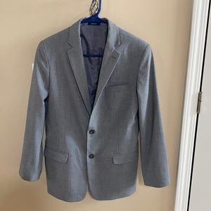 CHAPS 2 PIECE BASIC SUIT, GREY, KIDS